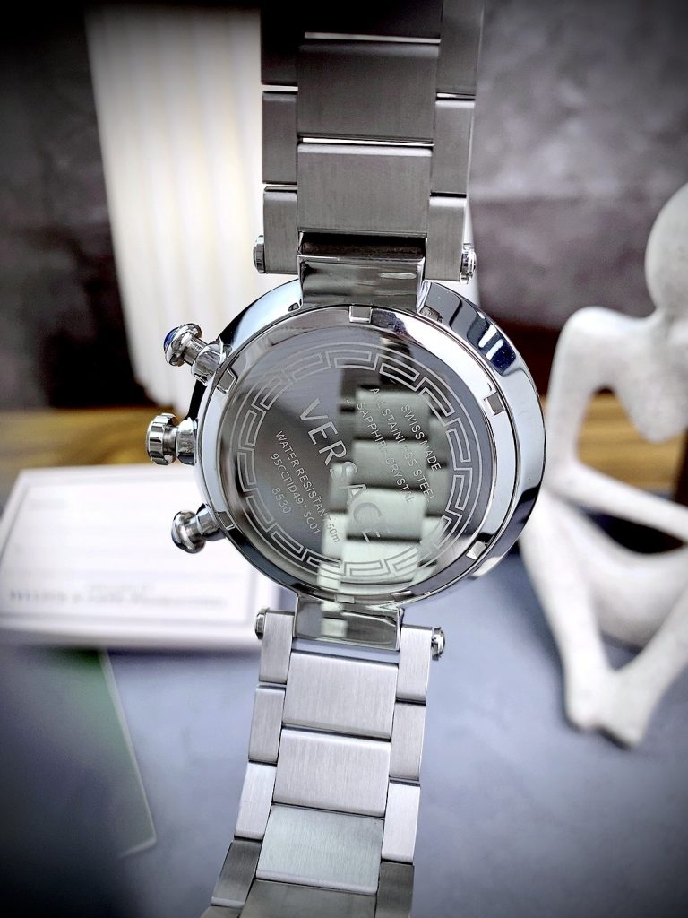 Đồng hồ Versace Reve Chrono Luminous nam máy Quartz Nhật 4 màu mặt Like Auth 44mm