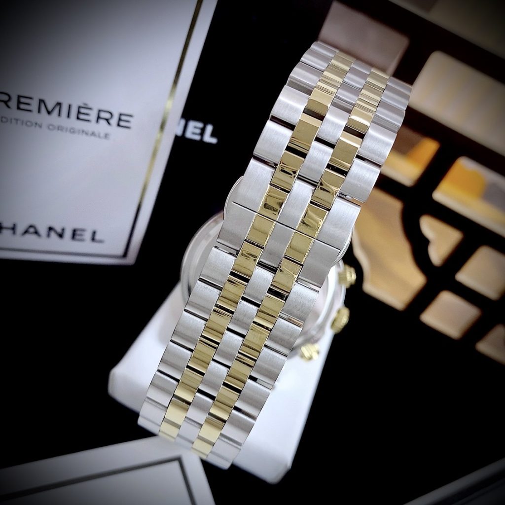 Đồng hồ Versace V-Chrono Classic Bracelet nam mặt trắng Like Auth 42mm