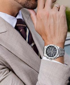 Đồng hồ nam Mark Fairwhale 5860 tiểu Audemars Piguet chính hãng 43mm (1)