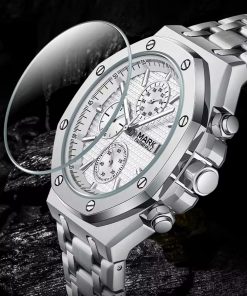 Đồng hồ nam Mark Fairwhale 5860 tiểu Audemars Piguet chính hãng 43mm (1)