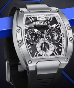 Đồng hồ nam Mark Fairwhale 5950 chính hãng dây cao su 44mm (1)