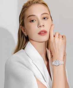 Đồng hồ nữ Mark Fairwhale 3790 cọc số học trò chính hãng 36mm (1)