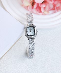 Đồng hồ Davena Austria 61901A chính hãng mặt xà cừ vuông (2)