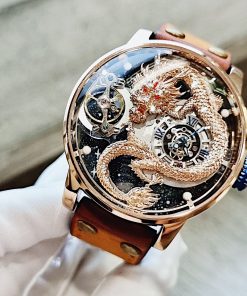 Đồng hồ nam Hanboro biểu tượng rồng châu á chính hãng 45mm (1)