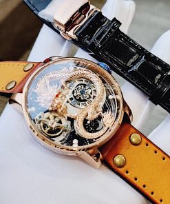 Đồng hồ nam Hanboro biểu tượng rồng châu á chính hãng 45mm (1)