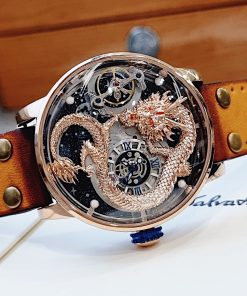 Đồng hồ nam Hanboro biểu tượng rồng châu á chính hãng 45mm (1)