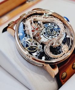 Đồng hồ nam Hanboro biểu tượng rồng châu á chính hãng 45mm (1)