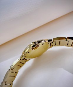 Đồng hồ Cartier Ballon Bleu nữ đính đá vàng gold Fake giá rẻ 36mm (1)