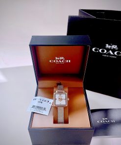 Đồng hồ Coach nữ dây kim loại Coach hoa trà Rep 11 22mm (6)