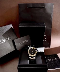 Đồng hồ Movado Luno sport nam dây kim loại Rep 11 (1)