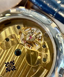 Đồng hồ Patek philipe geneve Moonphase nam dây da fake 11  (1)