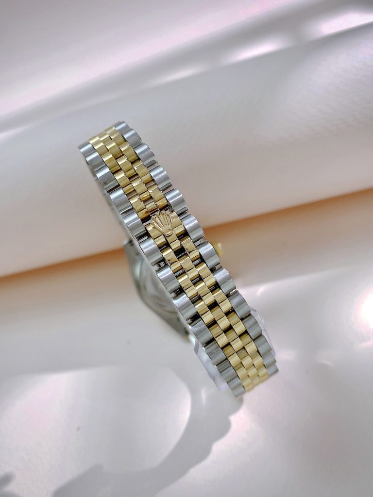 Đồng hồ Rolex DateJust nữ vàng gold niềng đá fake 11 31mm (8)