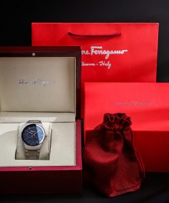 Đồng hồ Salavatore Ferragamo Gancini Contemporary SFHP00620 nam dây kim loại like auth  (4)