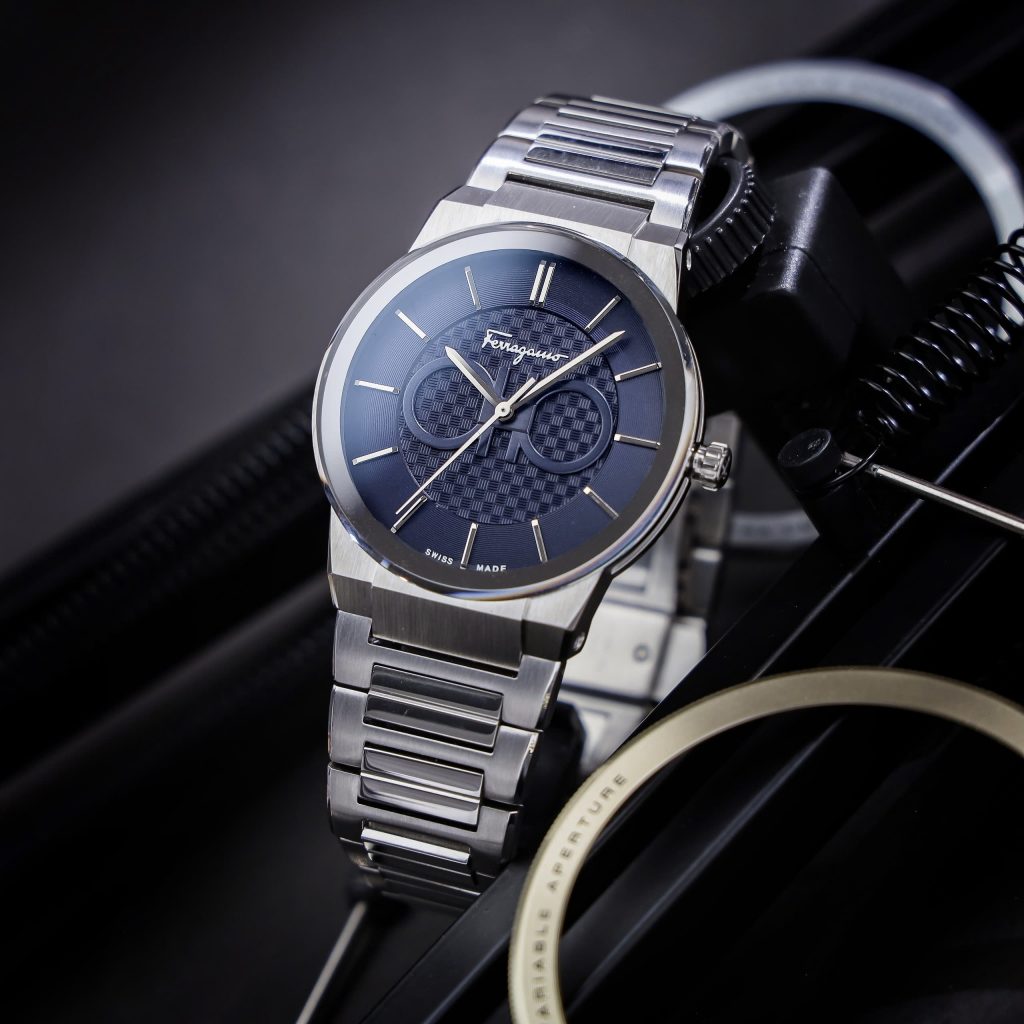 Đồng hồ Salavatore Ferragamo Gancini Contemporary SFHP00620 nam dây kim loại like auth  (4)