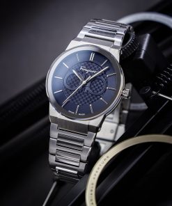 Đồng hồ Salavatore Ferragamo Gancini Contemporary SFHP00620 nam dây kim loại like auth  (4)