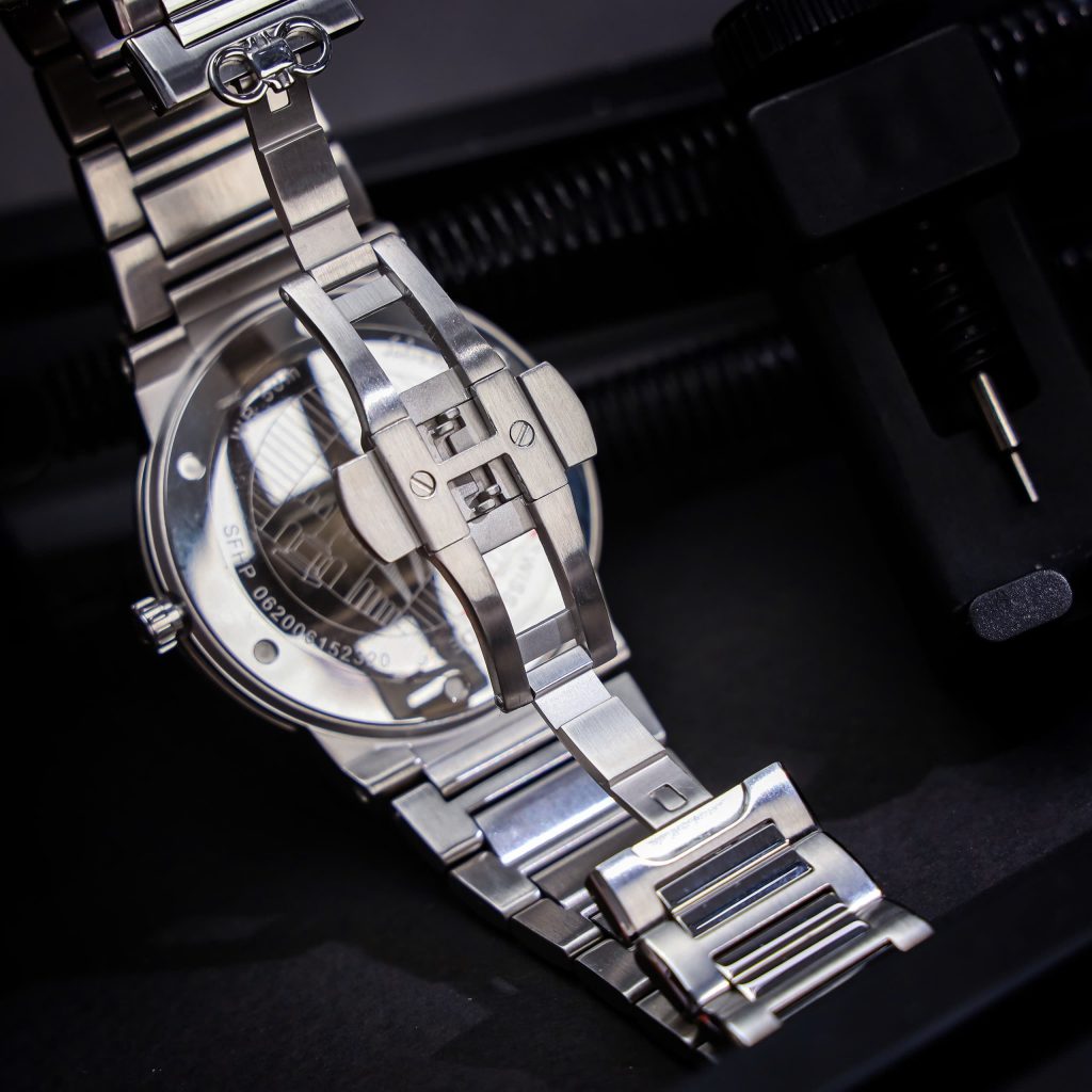 Đồng hồ Salavatore Ferragamo Gancini Contemporary SFHP00620 nam dây kim loại like auth  (4)