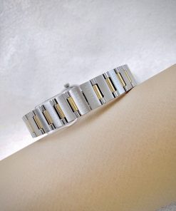 Đồng hồ Versace Greca nữ dây kim loại demi gold fake 11 27mm (1)