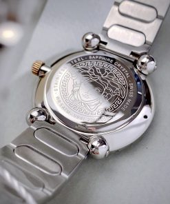 Đồng hồ Versace Greca twist nữ dây kim loại like auth