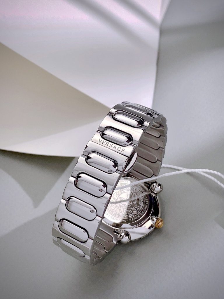 Đồng hồ Versace Greca twist nữ dây kim loại like auth