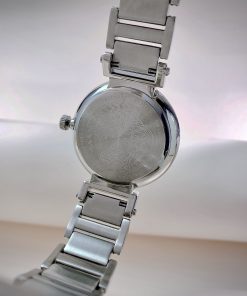 Đồng hồ Versace Tribute nữ mặt trắng dây kim loại Rep 11  (1)