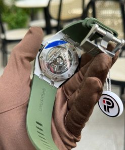Đồng hồ Audemars Piguet Royal Oak 15720ST màu xanh lá cây IP Factory 42mm (1)