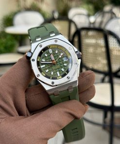 Đồng hồ Audemars Piguet Royal Oak 15720ST màu xanh lá cây IP Factory 42mm (1)