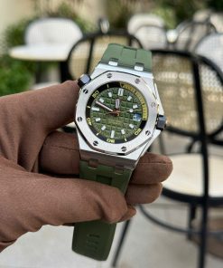 Đồng hồ Audemars Piguet Royal Oak 15720ST màu xanh lá cây IP Factory 42mm (1)