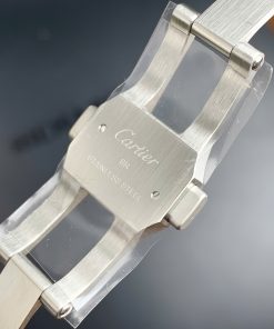 Đồng hồ Cartier Santos WSSA0064 Replica 11 mặt số nâu nhà máy BV (1)