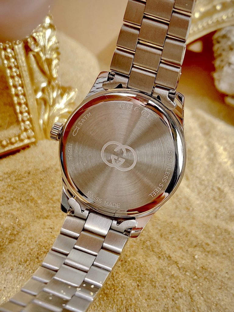 Đồng hồ Gucci nữ cọc số đính đá mặt khảm trai Like Auth 29mm