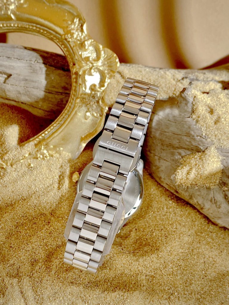 Đồng hồ Gucci nữ cọc số đính đá mặt khảm trai Like Auth 29mm
