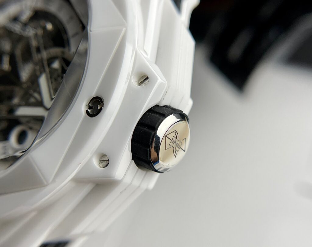 Đồng hồ Hublot Big Bang Sang Bleu ll vỏ gốm trắng Rep 11 cao cấp 45mm (2)