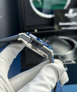 Đồng hồ Hublot Rep 11 Big Bang Unico Titanium Blue Bezel BBF 42mm (7)