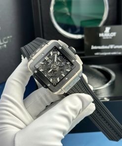 Đồng hồ Hublot Square Bang Unico Titanium Rep 11 cao cấp nhất BBF 42mm (1)