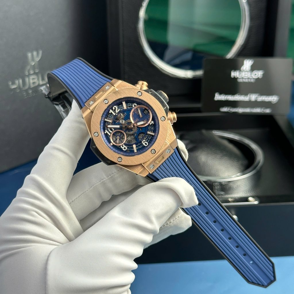Đồng hồ Hublot nam Rep 11 Big Bang Unico King Gold nhà máy BBF 42mm (2)