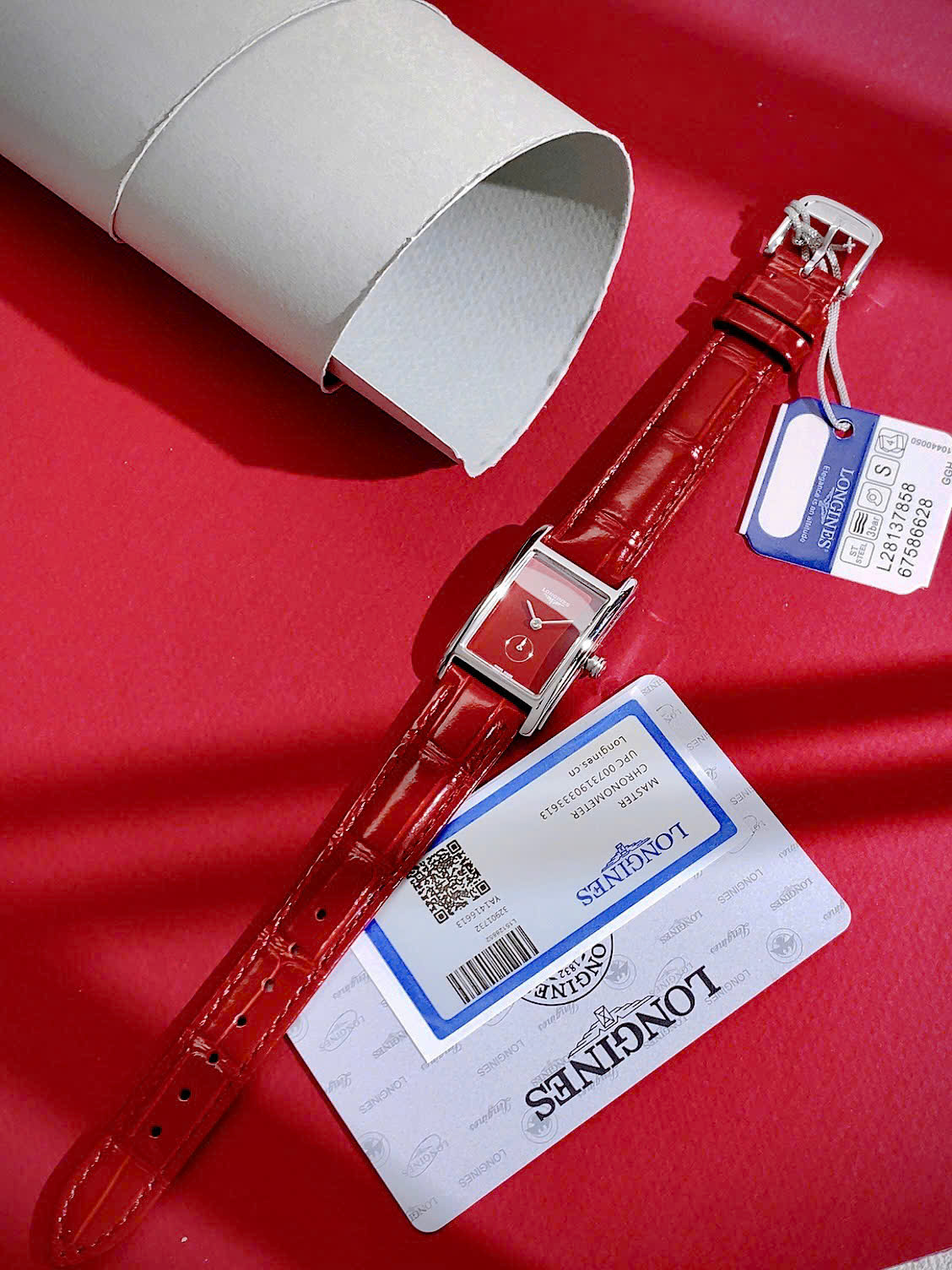 Đồng hồ Longines DolceVita L5.512.4.91.2 nữ mặt hình chữ nhật Super Fake 23mm (3) Đồng hồ Longines DolceVita L5.512.4.91.2 nữ mặt hình chữ nhật Fake cao cấp 23mm