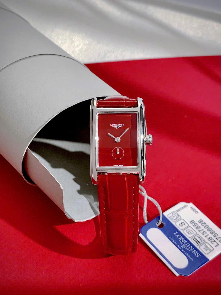 Đồng hồ Longines DolceVita L5.512.4.91.2 nữ mặt hình chữ nhật Fake cao cấp 23mm