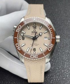 Đồng hồ Omega Planet Ocean 600M Replica 11 Màu Hồng Nhà Máy VS 43 (2)