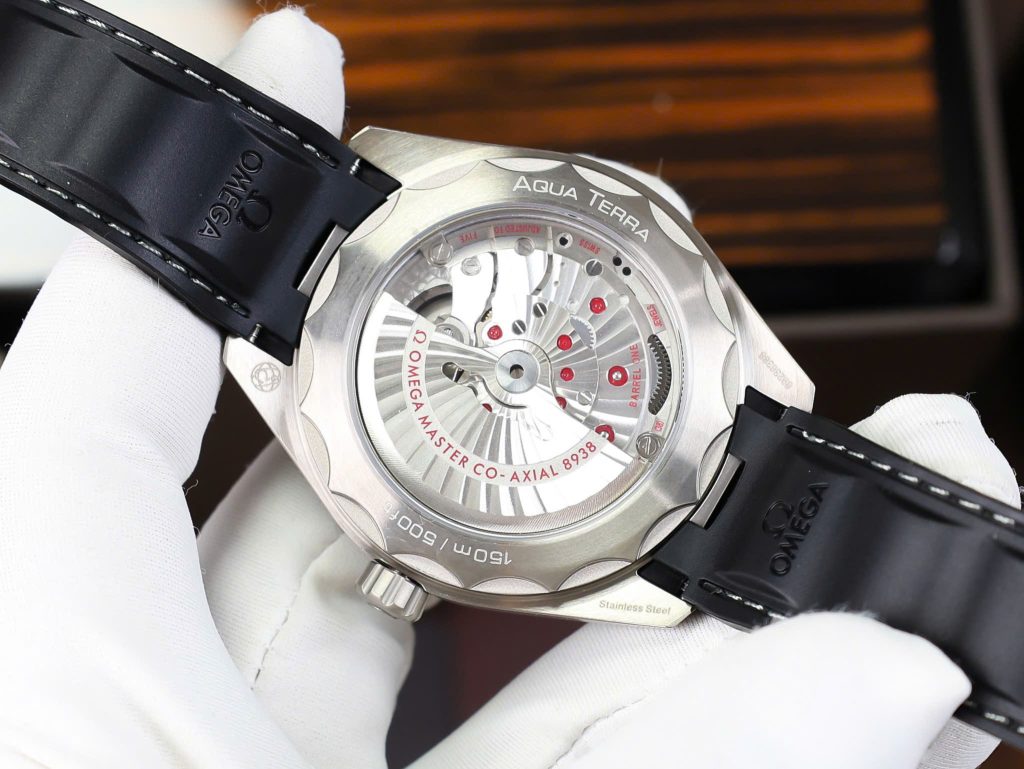 Đồng hồ Omega Rep 11 Seamaster Aqua Terra Worldtimer màu xám 41mm (10)