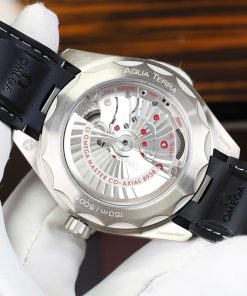 Đồng hồ Omega Rep 11 Seamaster Aqua Terra Worldtimer màu xám 41mm (10)