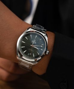 Đồng hồ Omega Seamaster Aqua Terra 150M Replica 11 nam mặt xanh lá cây 41mm (2)