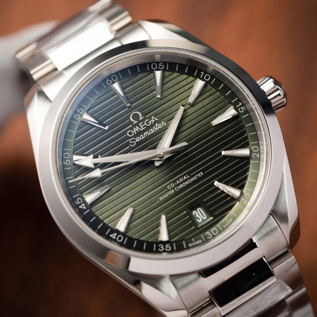 Đồng hồ Omega Seamaster Aqua Terra 150M Replica 11 nam mặt xanh lá cây 41mm (2)