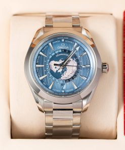 Đồng hồ Omega Seamaster Aqua Terra Worldtimer Rep 11 cao cấp nam dây kim loại 43mm (2)