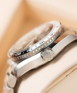 Đồng hồ Omega Seamaster Planet Ocean 600m GMT nam dây kim loại Rep 11 cao cấp 43 (2)