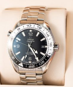 Đồng hồ Omega Seamaster Planet Ocean 600m GMT nam dây kim loại Rep 11 cao cấp 43 (2)