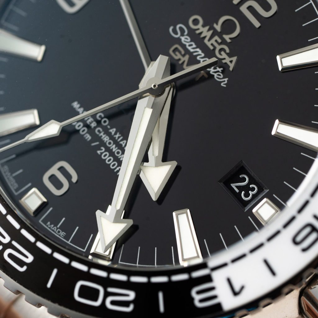 Đồng hồ Omega Seamaster Planet Ocean 600m GMT nam dây kim loại Rep 11 cao cấp 43 (2)