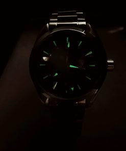 Đồng hồ Omega aqua terra chronoeter summer cọc số dạ quang fake 11 41mm (1)