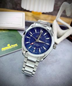 Đồng hồ Omega aqua terra chronoeter summer cọc số dạ quang fake 11 41mm (1)