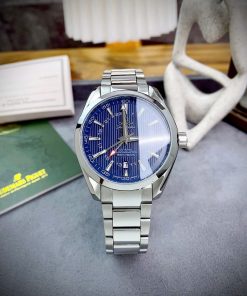 Đồng hồ Omega aqua terra chronoeter summer cọc số dạ quang fake 11 41mm (1)