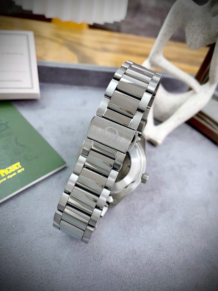 Đồng hồ Omega aqua terra chronoeter summer cọc số dạ quang fake 11 41mm (1)