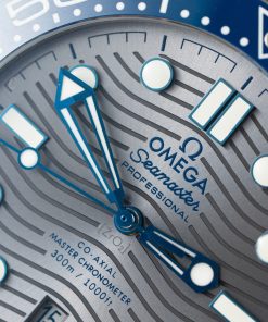 Đồng hồ Rep 11 Omega Seamaster Diver 300m mặt xám máy cơ Automatic 42mm (2)